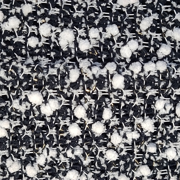 SZ16 Joseph Ribkoff Black White Ruffle Collar Blazer Jacket - Picture 6 of 9